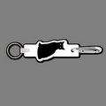 Key Clip W/ Key Ring & Cat (Sitting) Key Tag